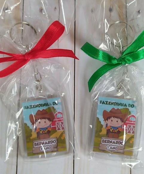 Chaveiro Personalizado Fazendinha
