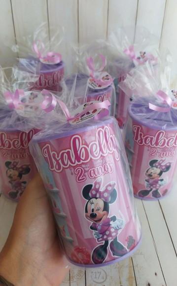 Cofrinho Minnie Confeitaria Embalado