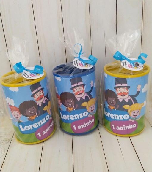 Cofrinho Mundo Bita Personalizado Embalados
