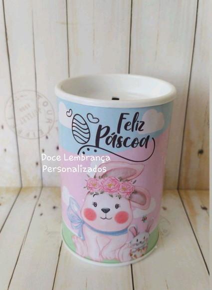 Cofrinho Personalizado Páscoa Embalados