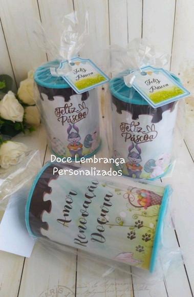 Cofrinho Personalizado Páscoa Lembrancinha