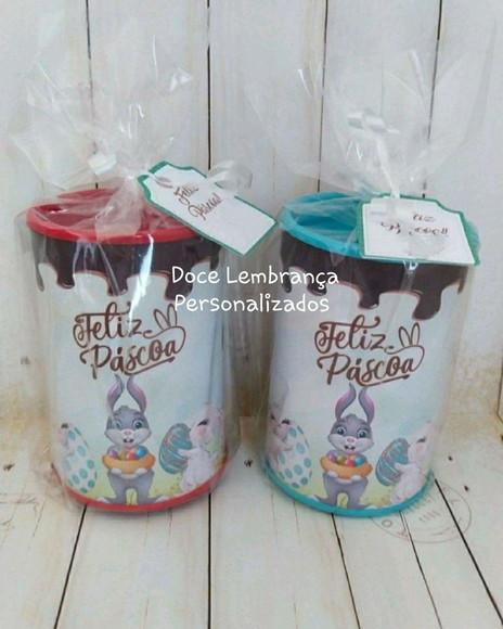 Cofrinho Personalizado Páscoa Lembrancinha