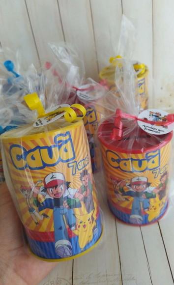 Cofrinho Pokémon Personalizado Embalado