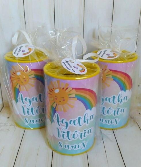 Cofrinho Raio de Sol Personalizado Embalados
