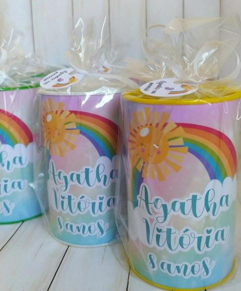 Cofrinho Raio de Sol Personalizado Embalados