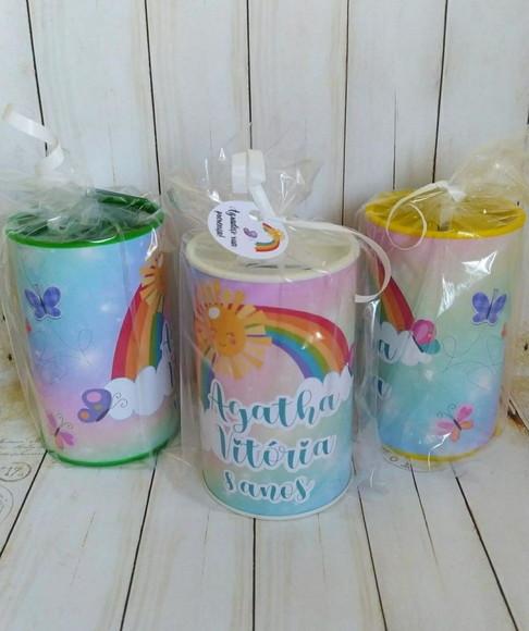 Cofrinho Raio de Sol Personalizado Embalados