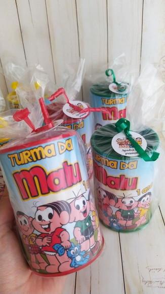 Cofrinho Turma da Mônica Personalizado Embalado