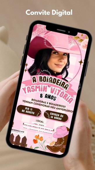 Convite Digital Personalizado Ana Castela