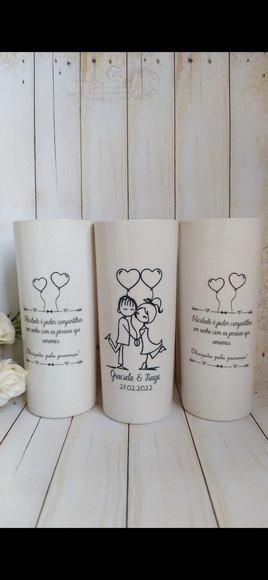 Copo Long Drink Casamento / Noivado
