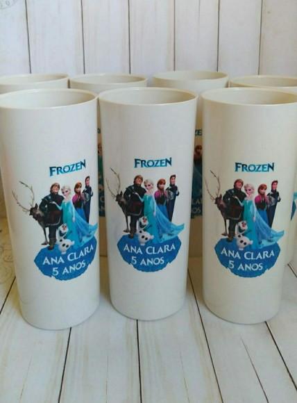 Copo Long drink Frozen personalizado
