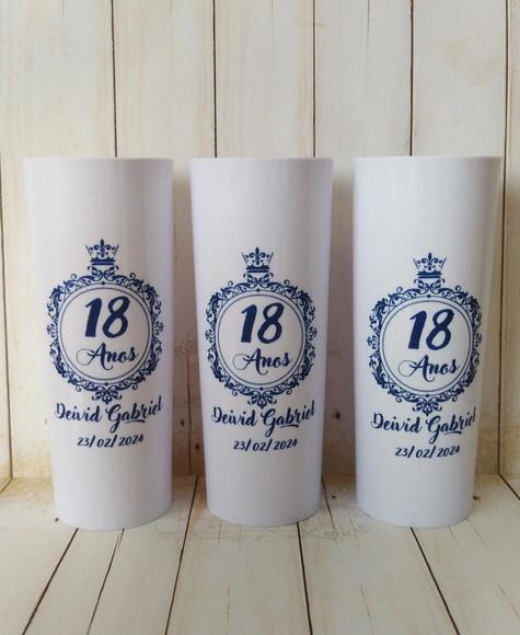 Copo Long Drink Lembrancinha 18 Anos