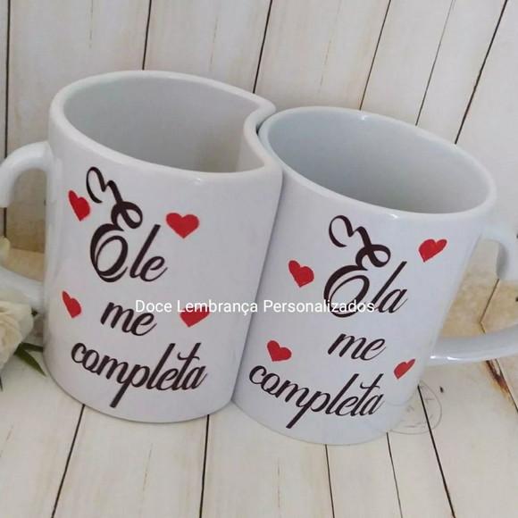 Duo Caneca Encaixe Dia dos Namorados
