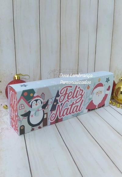 Envelope Caixa Bis Personalizado Natal Papai Noel Lembrancin