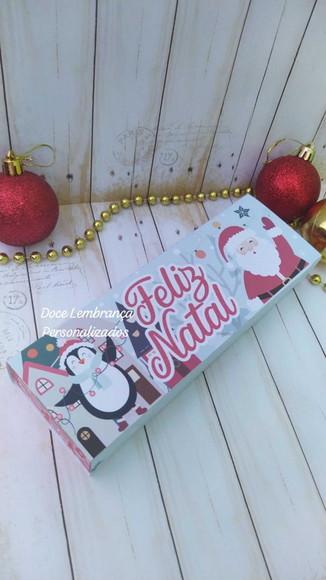 Envelope Caixa Bis Personalizado Natal Papai Noel Lembrancin