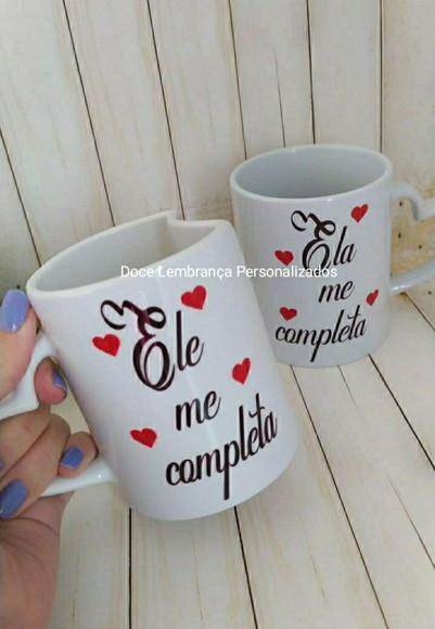 Duo Caneca Encaixe Dia dos Namorados