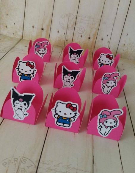 Forminhas Personalizadas para Docinhos Hello Kitt aniversário