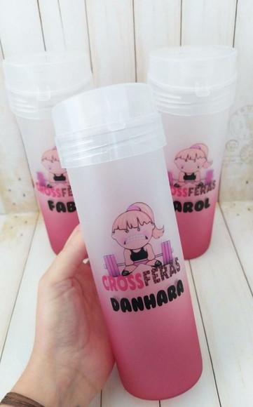 Garrafa Acqua Bio Degradê Crossfit Personalizada
