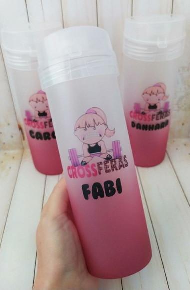 Garrafa Acqua Bio Degradê Crossfit Personalizada