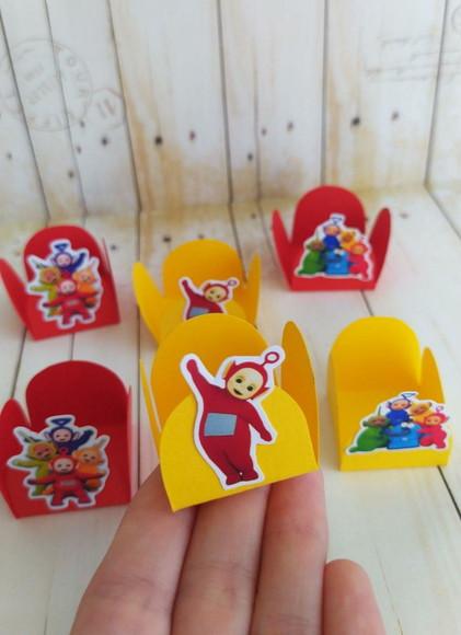 Forminhas Personalizadas para Docinhos Teletubbies aniversário
