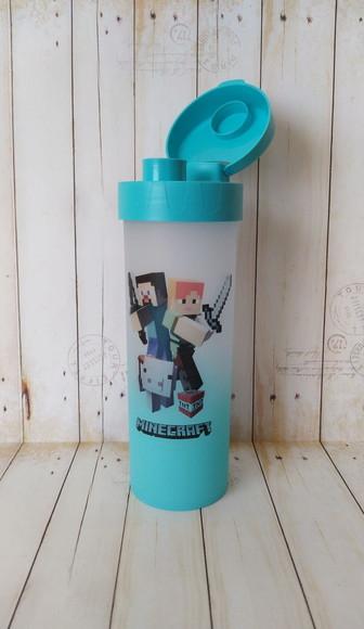 Garrafa Acqua Bio Escolar Minecraft Personalizada