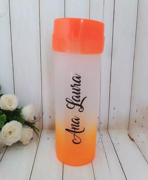 Garrafa Acqua Bio degradê personalizada