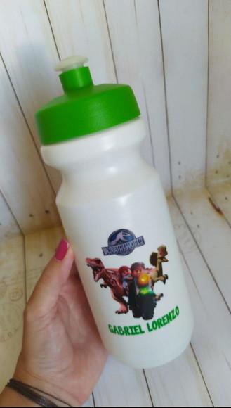 Garrafa Squeeze Escolar Jurassic World Roblox