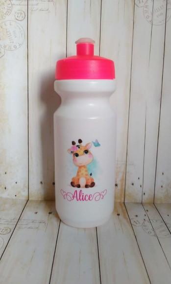 Garrafa Squeeze Escolar Safari Baby Menina