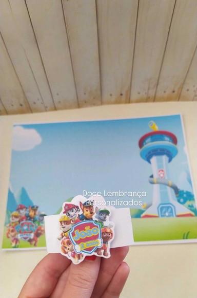 Jogo Americano Aniversário Patrulha Canina Personalizado