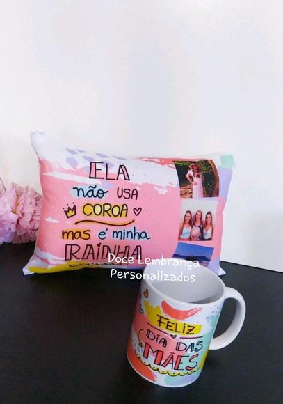 Kit Almofada + Caneca Dia das Mães