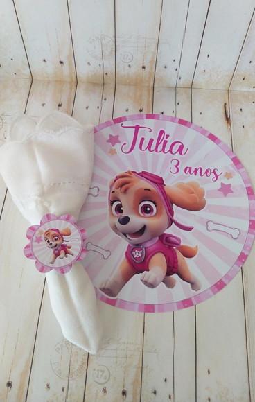 Kit Aniversário Festa Mesa Posta Skye Patrulha Canina