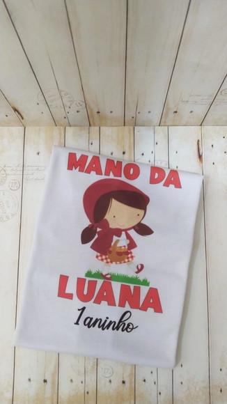 Kit Camisetas Aniversário Chapeuzinho Vermelho