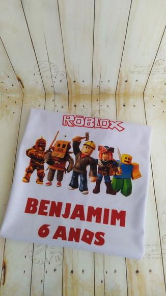 Kit Camisetas Aniversário Roblox