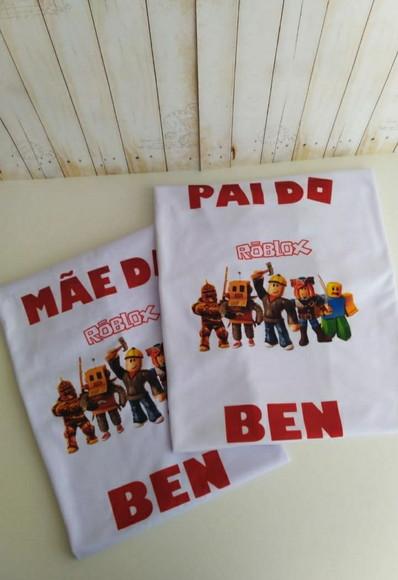 Kit Camisetas Aniversário Roblox