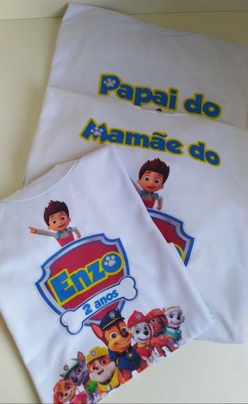 Kit Camisetas Patrulha Canina