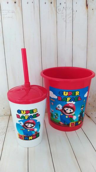 Kit Cineminha Personalizado Super Mario