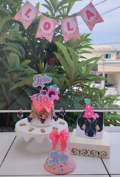 Kit Festa Aniversário Pet Personalizado