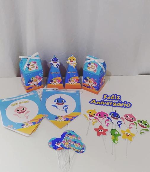 Kit Festa Baby Shark Personalizado