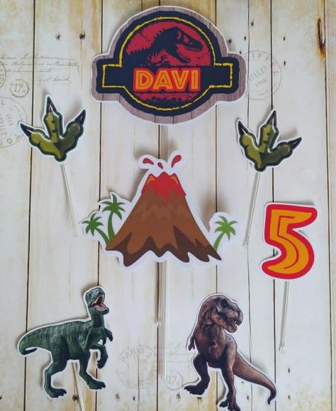 Kit Festa Dinossauro Jurassic Park Aniversário Infantil