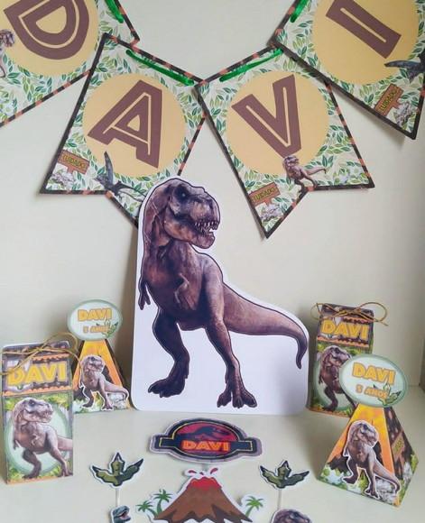 Kit Festa Dinossauro Jurassic Park Aniversário Infantil