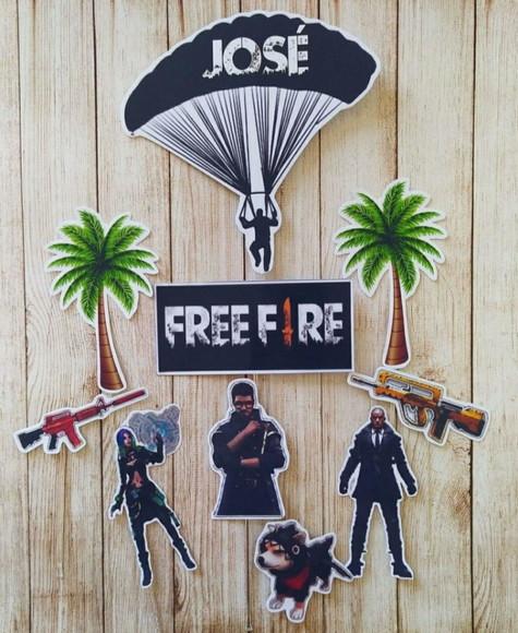 Kit Festa Free Fire personalizado