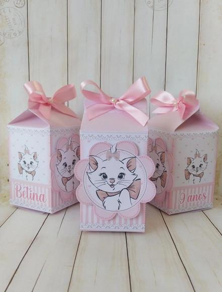 Kit Festa Gatinha Marie Topper e Lembrancinhas
