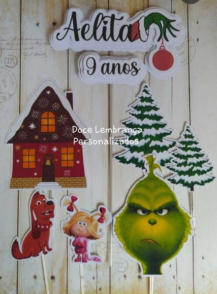 Kit Festa Grinch Aniversário Decoração Natal