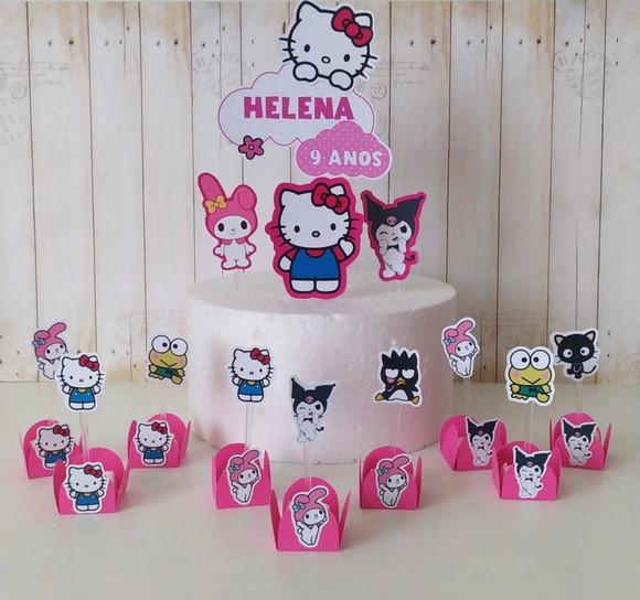 Kit Festa Hello Kitt Personalizado aniversário infantil