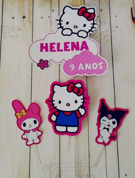 Kit Festa Hello Kitt Personalizado aniversário infantil