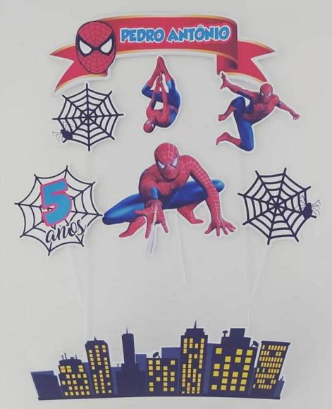 Kit Festa Homem Aranha personalizado