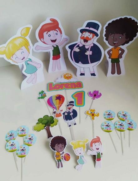 Kit Festa Mundo Bita Personalizado