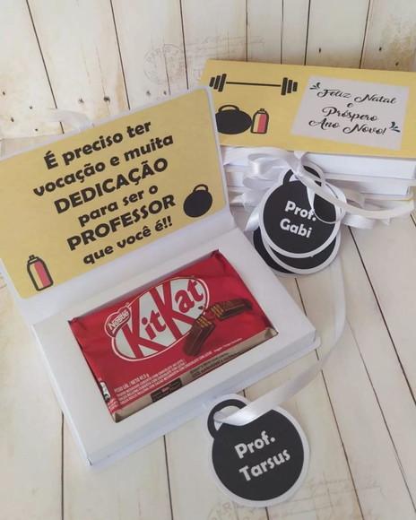 Kit Kat Personalizado Natal Ano Novo Brinde Fim de Ano