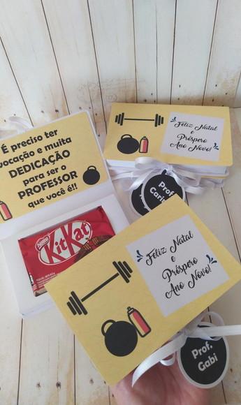 Kit Kat Personalizado Natal Ano Novo Brinde Fim de Ano