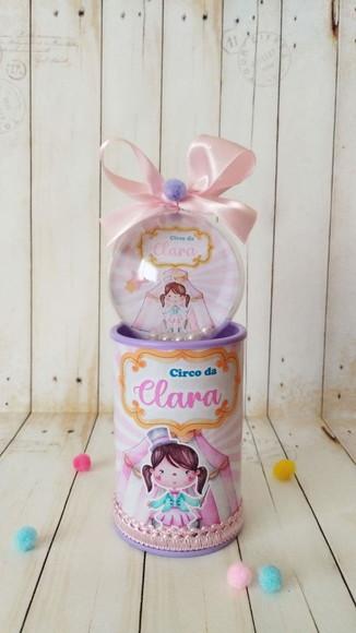 Kit Personalizados Luxo Circo Rosa 40 Peças