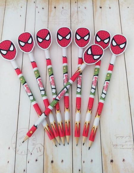 Lápis Personalizado Homem Aranha